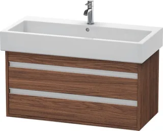 Duravit Ketho Waschtischunterbau wandhängend Nussbaum dunkel Matt 950x440x480 mm - KT663802121 KT663802121