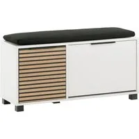 Schildmeyer Schuhschrank Loft, Schuhbank, melaminharzbeschichtet,Made in Germany, B: 98 cm Solide Verarbeitung - Dieses Produkt ist in Deutschland gefertigt