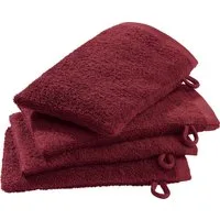Erwin Müller Waschhandschuh Waschhandschuh "Ludwigsburg" 4er-Pack, Frottier, Walk-Frottier Uni