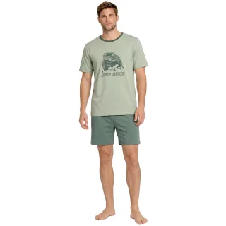 Herren Sommer Kurze Baumwoll-Pyjamas KL30000