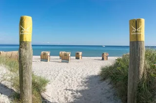 Leinwandbild STRANDKÖRBE