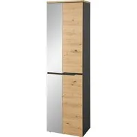 OTTO home Garderobenschrank Bergen Garderobenschrank, 55/192/38 (B/H/T cm) (1-St) 4 türig, Spiegel, Softclose, Kleiderstange