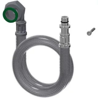 KWC Aquarotter Schlauch, F5, G3/4 und Steckfitting, 950mm, DN10, L-Form, 2030062339, 2030062339 2030062339