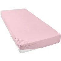 OTTO home Spannbettlaken Strawberry in Gr. 90x200, 140x200 oder 180x200 cm, Jersey, Gummizug: rundum, (1 Stück), für Matratzen bis 18cm Höhe, Spannbetttuch, Baumwollmischung