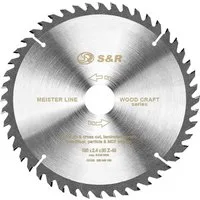 S&R Kreissägeblatt 190 x 30 x 2,4mm 48T "Wood Craft" in Profiqualität (Einzelsägeblatt, + Reduzierringe für 20 mm und 25,4 mm), Holzbearbeitung, Hart- und Weichholz, beschichtete Platte etc.
