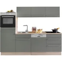 OPTIFIT Küche Bern, (Spar-Set), Breite 240 cm, mit E-Geräten, Stärke der Arbeitsplatte wählbar