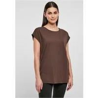 URBAN CLASSICS Rundhalsshirt Ladies Organic Extended Shoulder Tee