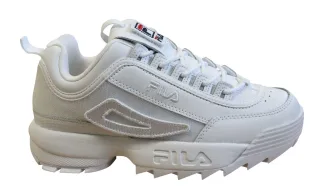 Fila Disruptor II Patches Damen weiße Trainer