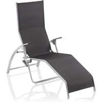 KETTLER Wellnessliege Kettler Tampa Bäderliege Saunaliege 1710-9400 Silber / Charcoal
