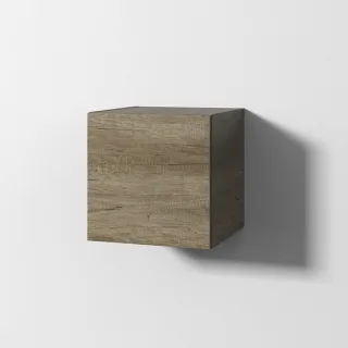 Sanipa Cubes Regalmodul mit 1 Tür, Eiche-Nebraska, CU12037 CU12037