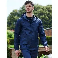Regatta Professional Regenjacke wasserdichte, winddichte Herren Regenjacke / Windjacke für Männer verstaubar in Tasche / Beutel