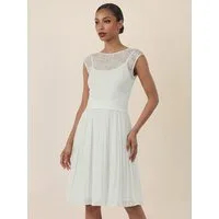 Apart Cocktailkleid mit Plisseerock