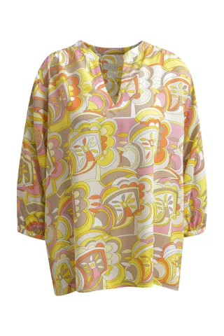 Milano Italy - Blouses sunshine print - Gr. - 34