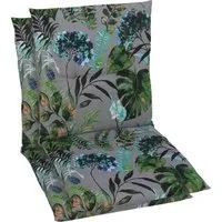 GO-DE Sitzauflage, (Set, Set mit 2 Niederlehnerauflagen), Maße ca.: 48 cm x 5 cm x 108 cm