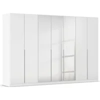 OTTO home Drehtürenschrank Kleiderschrank Kleiderschränke Schrank Garderobe AGORDO mit Glasfront (in zwei Griff-Farben, Breiten 91-405 cm) durchdachte Innenausstattung, in 8 Breiten und 2 Höhen MADE IN GERMANY