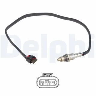 Delphi Lambdasonde nach Katalysator Ford Ecosport Fiesta ES21411-12B1