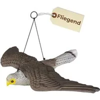 GarPet Vogel-Schreck Taubenabwehr Vogelabwehr Falken Attrappe fliegend Taubenschreck Balkon