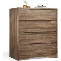 Bealife Kommode weiß, Kommode mit Schubladen, Schrank mit Schubladen, für Wohnzimmer