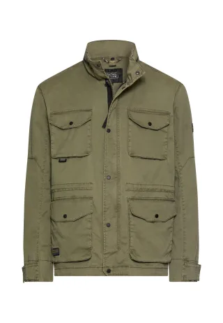 camel active - Blouson mit rollbarer Kapuze deep olive - Gr. - 60