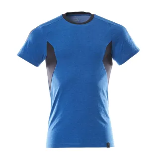 MASCOT Herren T-Shirt Azurblau / Schwarzblau S - 18382-959-91010-SONE