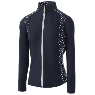 Island Green - Pullover Abgerundeter Saum für Damen (Marineblau/Weiß)