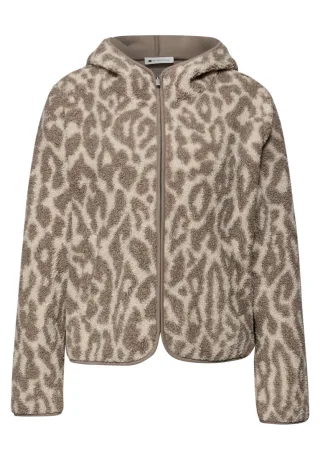 Street One - Hoodie Jacke braun - Gr. - 36