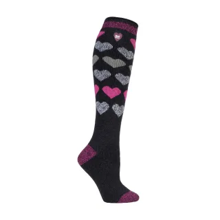 Damen dünne extralang leichte kniehohe thermosocken