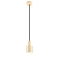 TRIO Leuchten LED Pendelleuchte, Dimmfunktion, LED wechselbar, Warmweiß, klein-e Lampe für über-n Esstisch und neben Bett hängend Ø 12cm