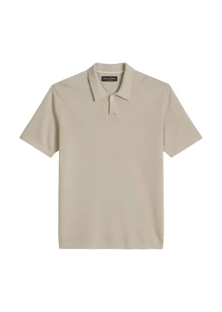 Marc OPolo Casual - Strick-Poloshirt regular Grey Kit - Gr. - 3XL