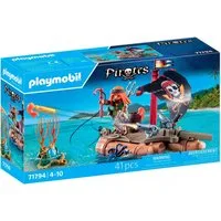 Playmobil® Schatzbergung auf Piratenfloss (71794), Playmobil Pirates Konstruktions-Spielset, (41 St)