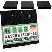 FUX Vibrationsdämpfer Schwingungsdämpfer für Waschmaschine oder Trockner, (Anti-Rutsch Unterlage, 4-St., 4 Stk), Anti-Rutsch, Anti-Vibration