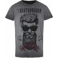 Hangowear T-Shirt T-Shirt Glutsbrüder grau