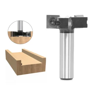 1/2" 12.7mm Shank 3 Wings Router Bit Carbide Insert Wood CNC Router Bit 1-1/2'' Cut Dia 15/32'' Cut Length Surfacing Mil