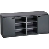 KESPER® Schuhschrank Schuhschrank mit Sitzkissen, 2 Türen, FSC