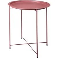 Beistelltisch Beistelltisch NOAH rot DH 47x50 cm rot Kaffeetisch Laptoptisch