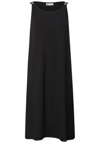 Street One - Kleid mit Zierschnalle schwarz - Gr. - 40