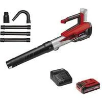 Professional Akku-Laubbläser GP-LB 18/200 LI, 18Volt rot/schwarz, 1x Li-Ion-Akku 4,0 Ah Plus, mit Dachrinnen-Reinigungsset