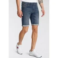 H.I.S Jeansshorts DEYO gerader Schnitt, Used-Waschung, niedrige Leibhöhe