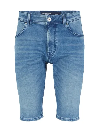 Tom Tailor - TTJOSH REGULAR SLIM Jeans Shorts mid stone wash denim - Gr. - 40