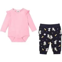 bonprix Body & Hose (Set, 2-tlg) Regular Fit, mit Druckknöpfen, aus Baumwolle
