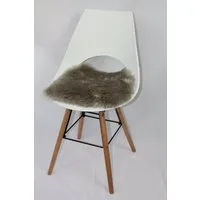 Heitmann Felle Stuhlkissen Lamm, Sitzauflage eckig, 44x44 cm, echtes Lammfell, waschbar, auch als 2er oder 4er Set