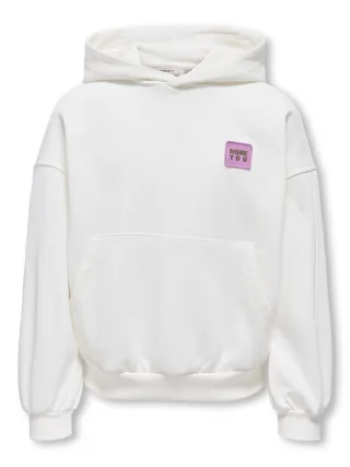 KIDS ONLY - KOGOFELIA L/S HOOD SWT Cloud Dancer - Gr. - 164