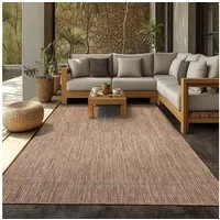 SIMPEX24 Outdoorteppich Unicolor - Einfarbig, Läufer, Höhe: 5 mm, Teppich Wetterfest Balkon Küchenteppich Flachgewebe Sisaloptik