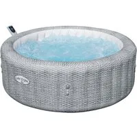 Bestway Whirlpool LAY-Z-SPA® Bali AirJet™, Aufstellbecken, (Set, Inkl. App-Steuerung, für max. 6 Personen), Ø 196 x 71 cm