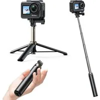 Akaso Action Cam-Halterung Action Cam Selfie-Stick ausziehbar bis 60cm, (1-tlg., 17.5-60cm, Kompatibel mit AKASO, GoPro & DJI)