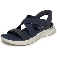 Skechers GO WALK FLEX SANDAL-GLIMMER UP Sandale Sommerschuh, Schlupfschuh mit Goga Mat Foatbed