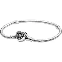 Pandora Silberarmband Damen-Moments Familienstammbaum Herz-Verschluss