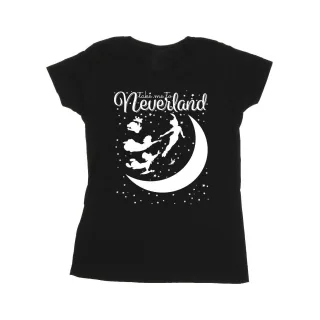 Disney - "Peter Pan Take Me To Neverland" T-Shirt für Damen (Schwarz)