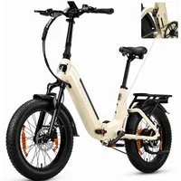 TTGO E-Bike Faltrad 20 Zoll, 70Nm, Drehmomentsensor, 120km/140km, Lockout-Federgabel, 7 Gang SHIMANO, Kettenschaltung, Heckmotor, 720 Wh, (LCD-Farbdisplay, hydraulische Scheibenbremse, bis zu 150kg), Klapprad, Fully, Vollfederung, Elektrofahrrad für 