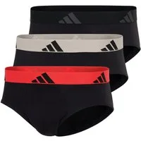 adidas Sportswear Slip Active Flex Cotton (3er Pack) elastisch, Logo-Bund, scheuerfreies Tragegefühl, ohne Eingriff